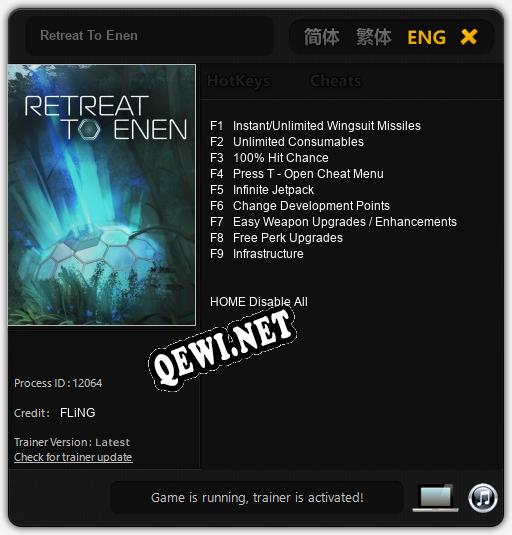 Retreat To Enen: Читы, Трейнер +9 [FLiNG]