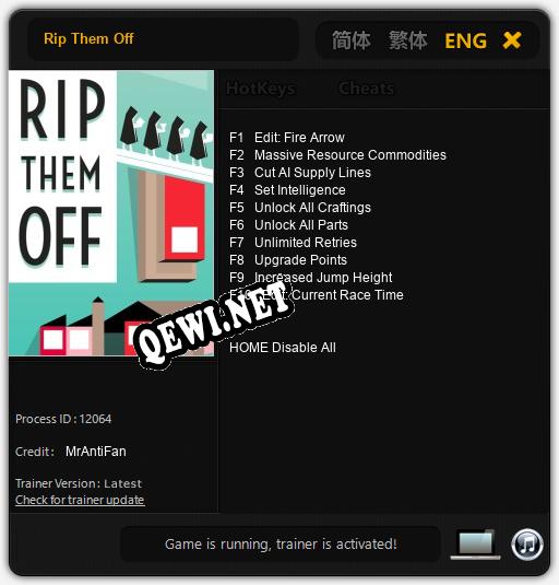 Rip Them Off: Трейнер +10 [v1.6]