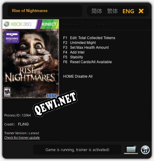 Rise of Nightmares: Читы, Трейнер +6 [FLiNG]