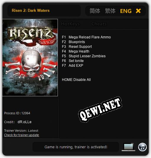 Risen 2: Dark Waters: Трейнер +7 [v1.8]