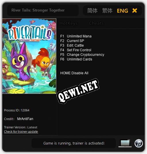 River Tails: Stronger Together: ТРЕЙНЕР И ЧИТЫ (V1.0.29)