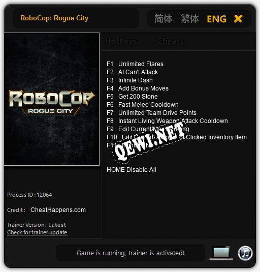 RoboCop: Rogue City: ТРЕЙНЕР И ЧИТЫ (V1.0.37)