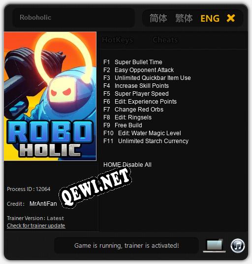 Roboholic: Трейнер +11 [v1.1]