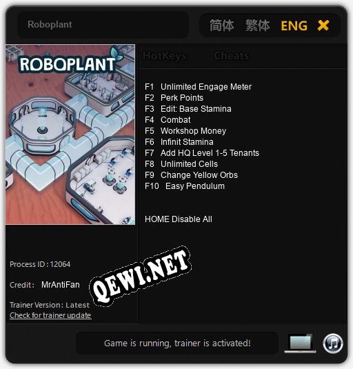 Трейнер для Roboplant [v1.0.4]