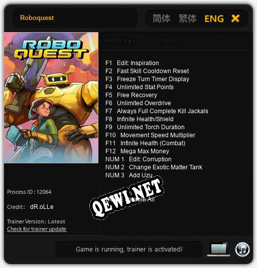 Roboquest: Трейнер +15 [v1.1]