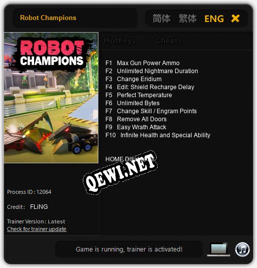 Трейнер для Robot Champions [v1.0.2]