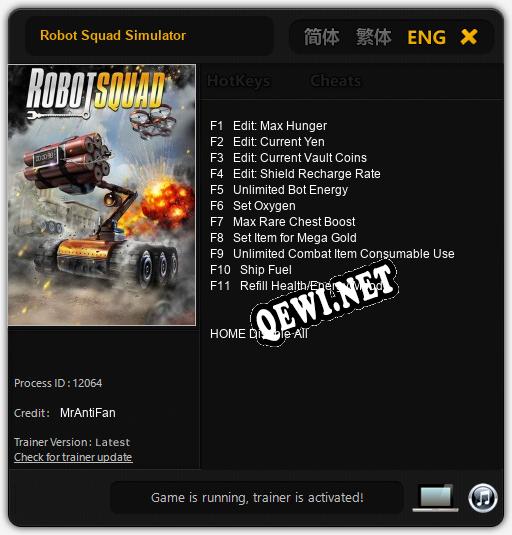 Robot Squad Simulator: ТРЕЙНЕР И ЧИТЫ (V1.0.51)