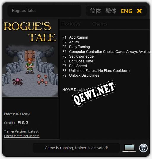 Трейнер для Rogues Tale [v1.0.2]