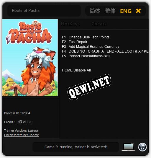 Roots of Pacha: Трейнер +5 [v1.6]