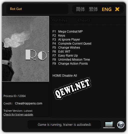 Rot Gut: Трейнер +9 [v1.4]