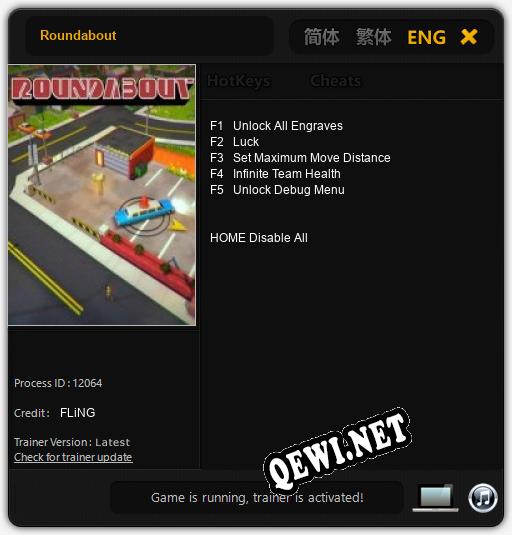 Трейнер для Roundabout [v1.0.1]