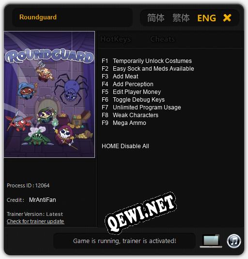 Roundguard: ТРЕЙНЕР И ЧИТЫ (V1.0.43)