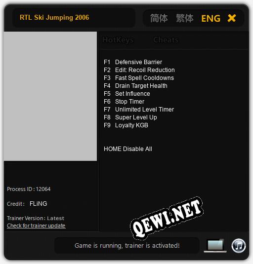 RTL Ski Jumping 2006: ТРЕЙНЕР И ЧИТЫ (V1.0.28)