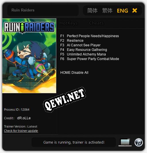 Ruin Raiders: Трейнер +6 [v1.3]