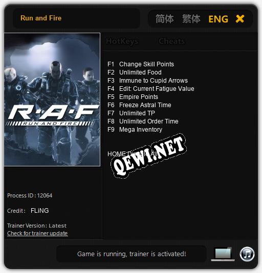 Run and Fire: Читы, Трейнер +9 [FLiNG]