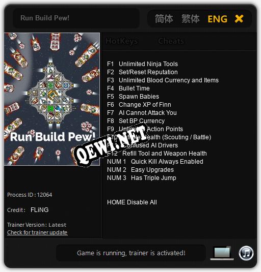 Run Build Pew!: Читы, Трейнер +15 [FLiNG]