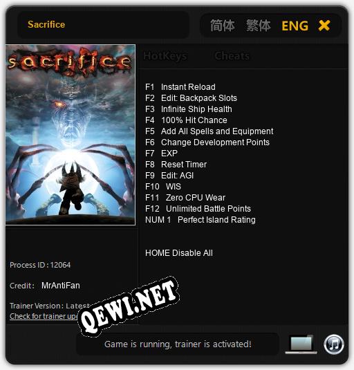 Sacrifice: Трейнер +13 [v1.9]