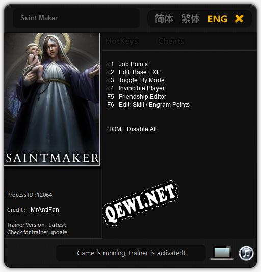 Saint Maker: Трейнер +6 [v1.2]