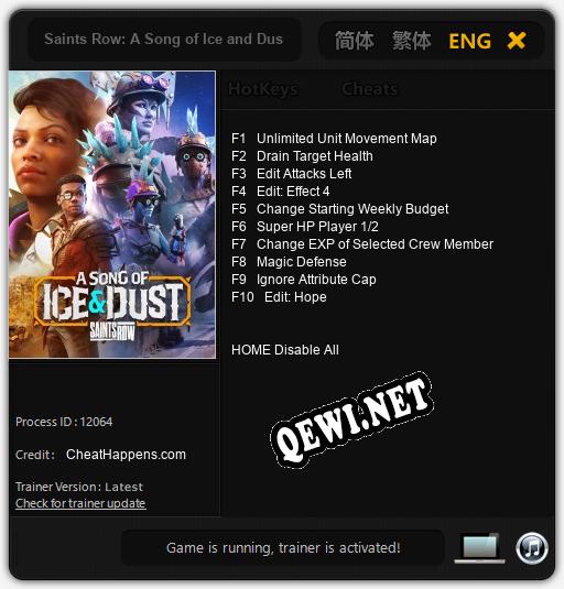 Saints Row: A Song of Ice and Dust: Трейнер +10 [v1.9]