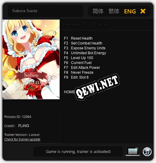 Sakura Santa: Трейнер +9 [v1.3]