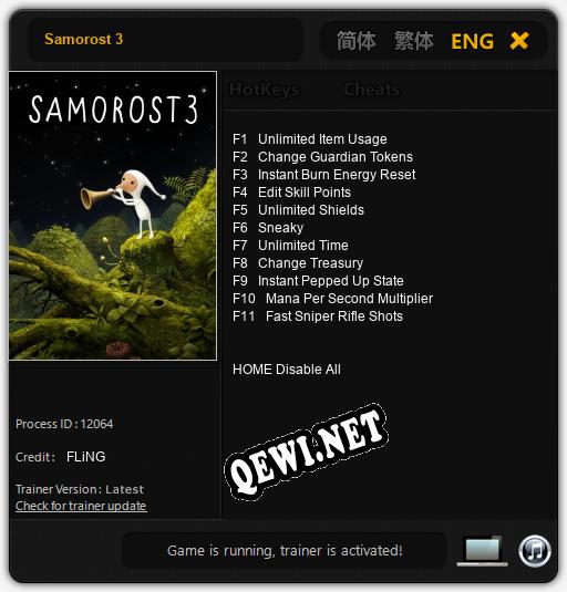 Samorost 3: ТРЕЙНЕР И ЧИТЫ (V1.0.75)