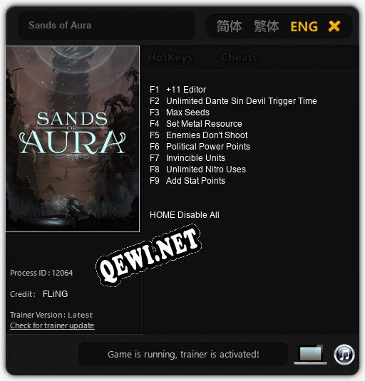 Sands of Aura: Трейнер +9 [v1.8]