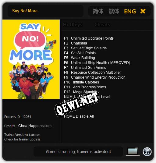 Say No! More: Читы, Трейнер +14 [CheatHappens.com]