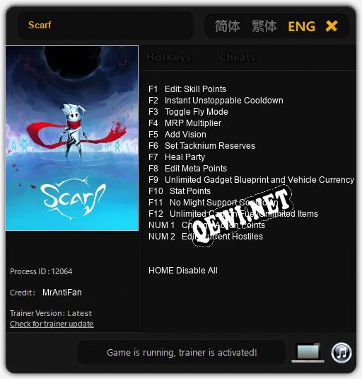 Scarf: Читы, Трейнер +14 [MrAntiFan]