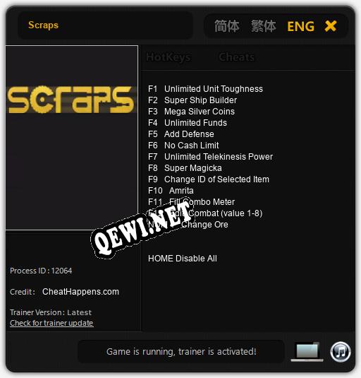 Scraps: Трейнер +13 [v1.4]