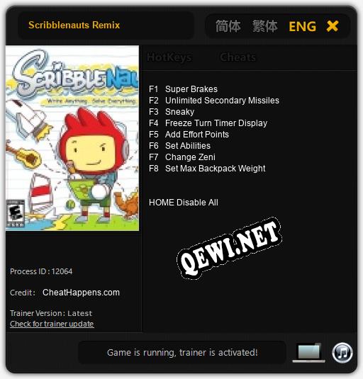 Scribblenauts Remix: ТРЕЙНЕР И ЧИТЫ (V1.0.72)