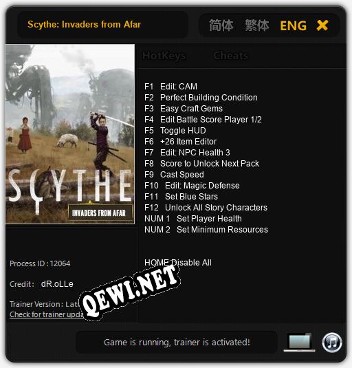 Scythe: Invaders from Afar: Читы, Трейнер +14 [dR.oLLe]
