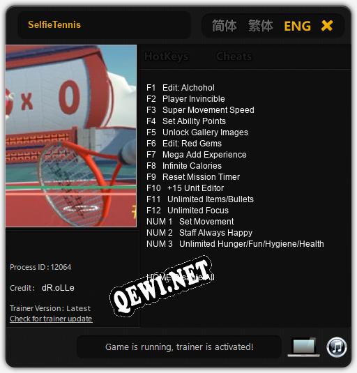 SelfieTennis: ТРЕЙНЕР И ЧИТЫ (V1.0.24)