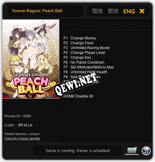 Senran Kagura: Peach Ball: Читы, Трейнер +10 [dR.oLLe]