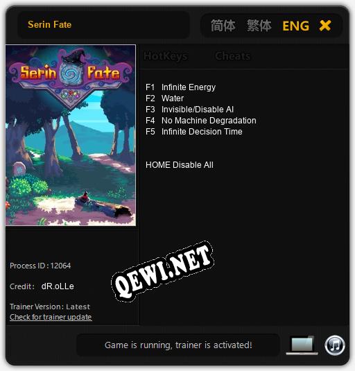 Serin Fate: Читы, Трейнер +5 [dR.oLLe]
