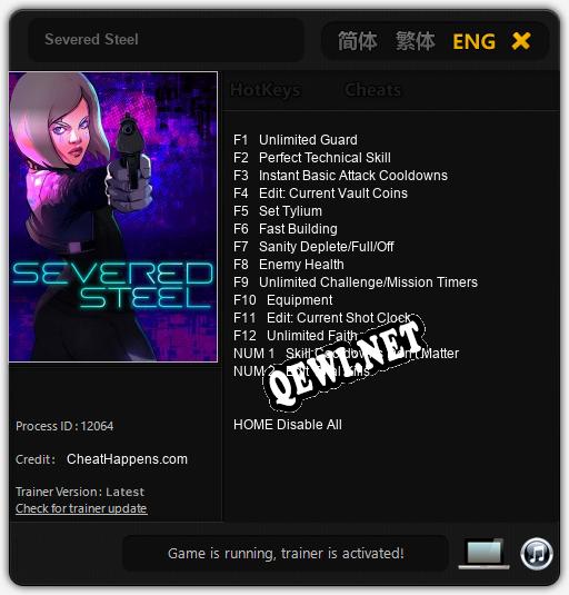 Severed Steel: Читы, Трейнер +14 [CheatHappens.com]