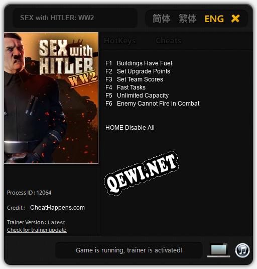 SEX with HITLER: WW2: Трейнер +6 [v1.5]