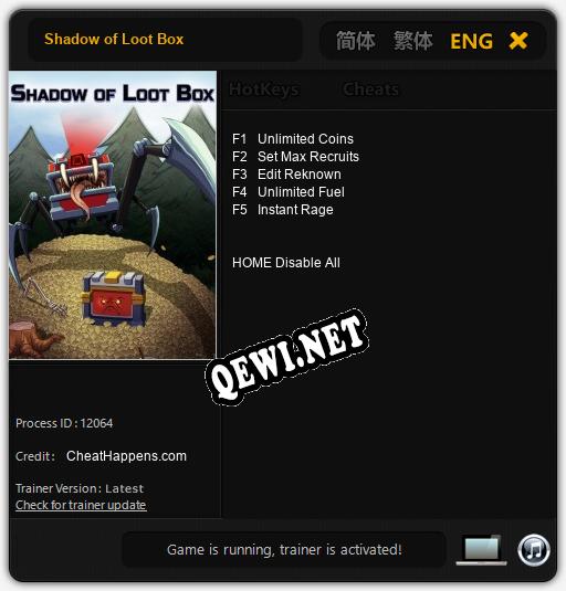 Shadow of Loot Box: ТРЕЙНЕР И ЧИТЫ (V1.0.55)