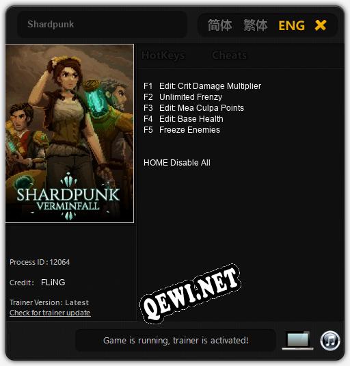 Shardpunk: Трейнер +5 [v1.4]