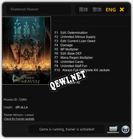 Shattered Heaven: Читы, Трейнер +10 [dR.oLLe]