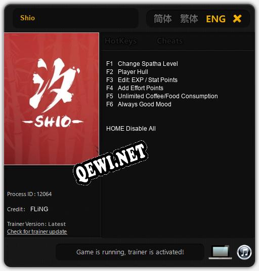 Shio: ТРЕЙНЕР И ЧИТЫ (V1.0.70)