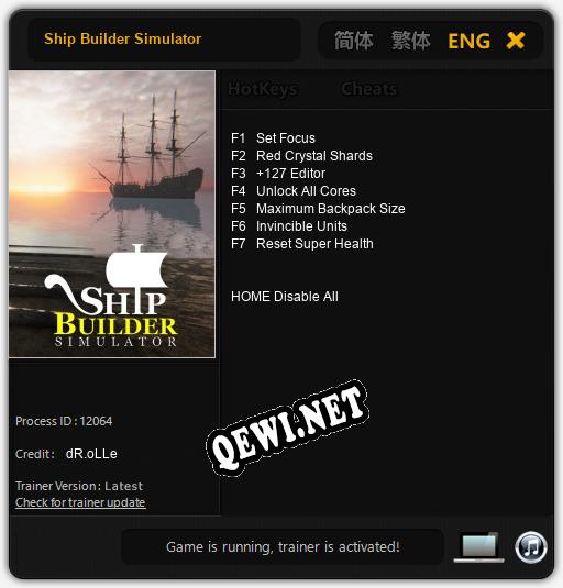 Ship Builder Simulator: Читы, Трейнер +7 [dR.oLLe]