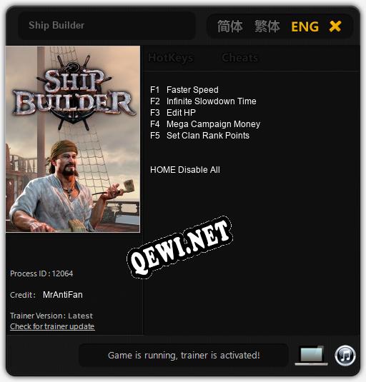 Ship Builder: Читы, Трейнер +5 [MrAntiFan]