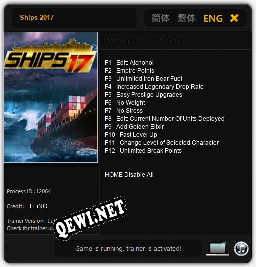 Ships 2017: Читы, Трейнер +12 [FLiNG]