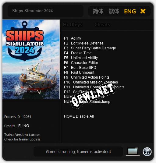 Ships Simulator 2024: Читы, Трейнер +14 [FLiNG]