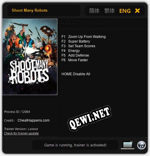 Shoot Many Robots: ТРЕЙНЕР И ЧИТЫ (V1.0.21)