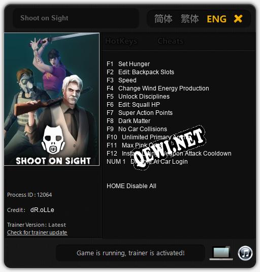 Shoot on Sight: Читы, Трейнер +13 [dR.oLLe]