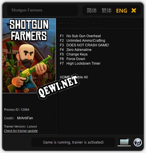 Shotgun Farmers: ТРЕЙНЕР И ЧИТЫ (V1.0.95)