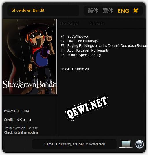 Showdown Bandit: Читы, Трейнер +5 [dR.oLLe]