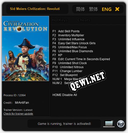 Sid Meiers Civilization: Revolution: Читы, Трейнер +14 [MrAntiFan]