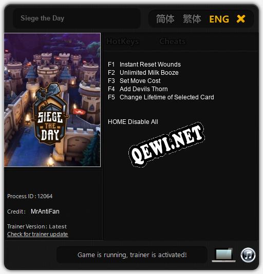 Siege the Day: Трейнер +5 [v1.5]